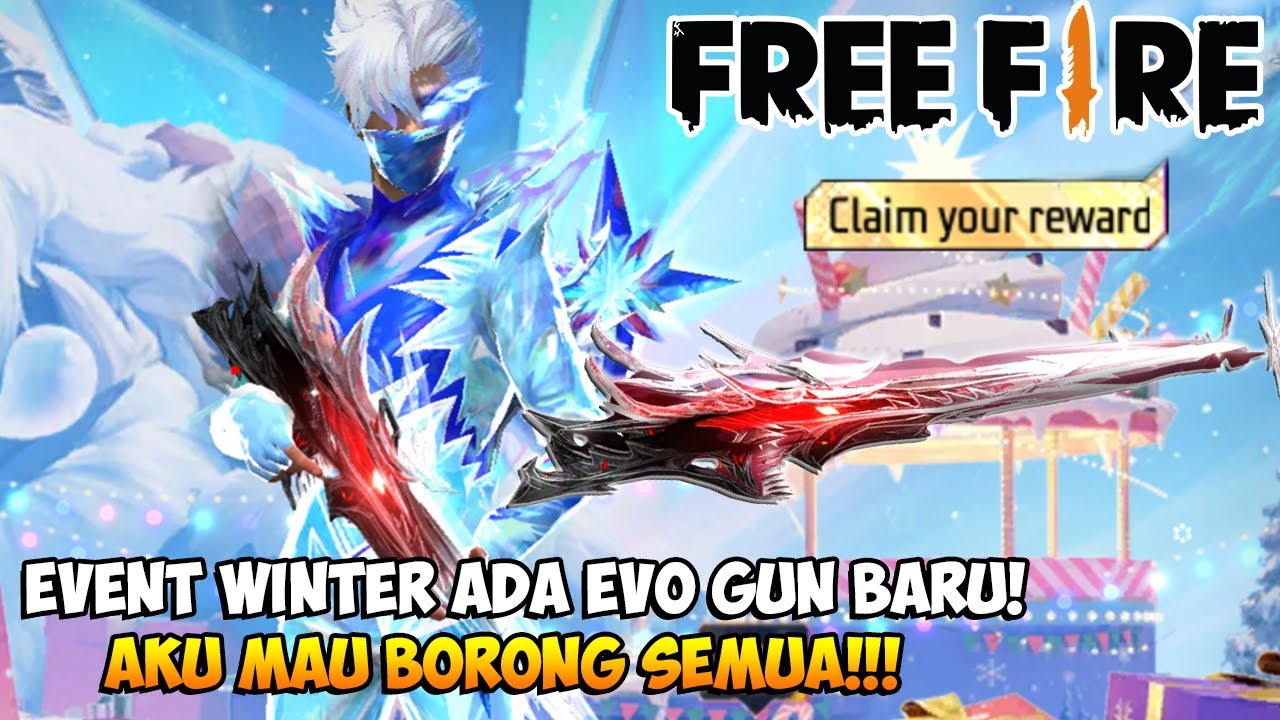 ADA SALJU DI FREE FIRE DAN EVO GUN TERBARU AKU SAATNYA KITA BORONG SEMUA! Free Fire