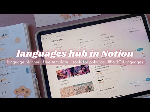 ULTIMATE LANGUAGE PLANNER IN NOTION FOR POLYGLOTS