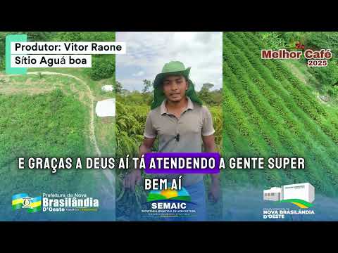 4º Lugar no MELHOR CAFÉ 2025 em Nova Brasilândia D'Oeste - RO