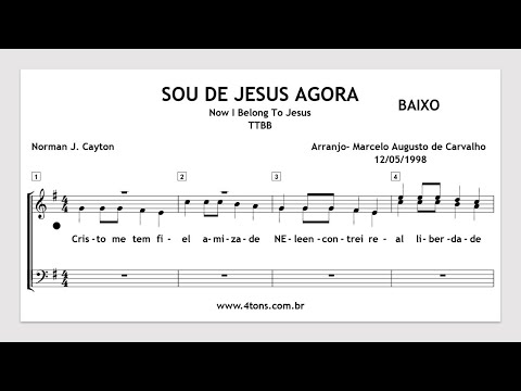 TTBB 0025 BX SOU DE JESUS AGORA BAIXO MIDI