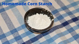 How to make Cornstarch at home easily - Homemade Corn Starch Recipe - Cornstarch from scratch #corn