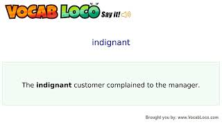 Video thumbnail for indignant