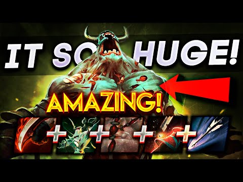 "7.30" NEW IMBA! THE BIGGEST TANK IN CUSTOM HERO CLASH [Tinkerer + Giant's Ring] AMAZING! I Dota 2