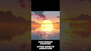 Download lagu #photoshop and #aftereffects anime sunset #animestyle mp3