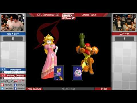 CFL Smackdown 92 Melee - Ridz + Envy vs Oaty + Pi - Doubles Losers Finals