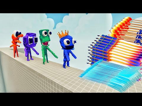 RAINBOW FRIENDS GIANTS vs EVERY GOD - Totally Accurate Battle Simulator TABS