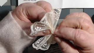 Lets make a simple lace angel