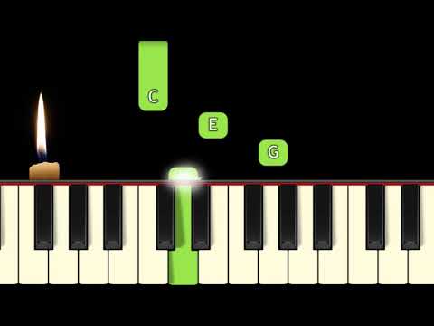 Nu tändas tusen juleljus - (Slow with note labels)