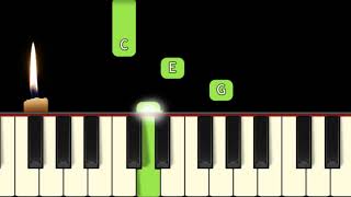 Nu tändas tusen juleljus - (Slow with note labels)