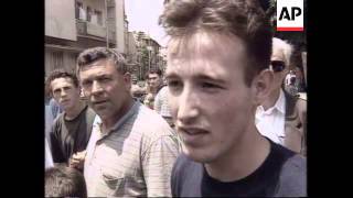 KOSOVO: PRISTINA: ETHNIC ALBANIANS PROTEST AGAINST SERB AGGRESSION