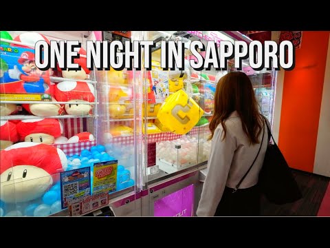 A night in Sapporo, Japan [4K]