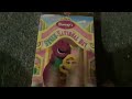 Barney S Sense Sational Day 1997 VHS Review