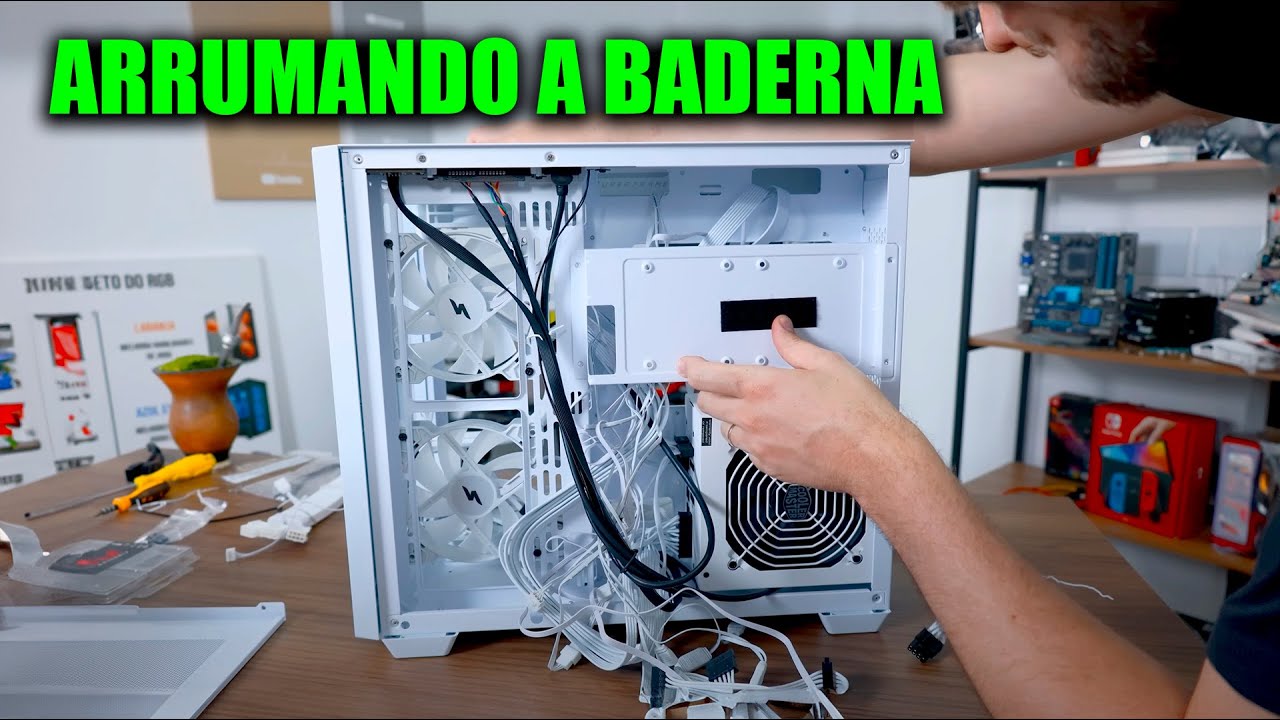 COMO ARRUMAR TODOS OS CABOS DENTRO DO PC, O TAL DO CABLE MANAGEMENT