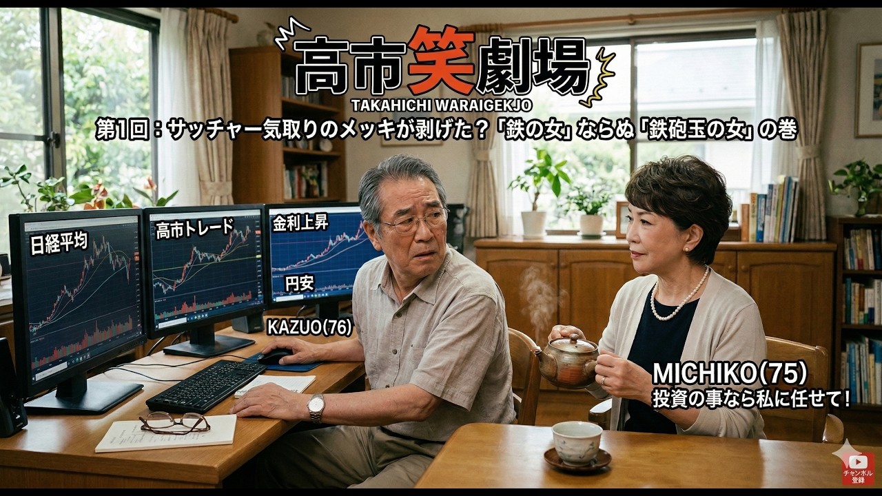 【高市笑劇場】　高市ショックを呼ぶサナエのミクス