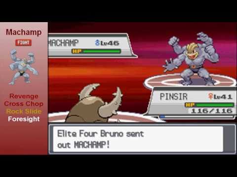 Pokémon Soul Silver Walkthrough ~Part 65~ Elite Four Bruno