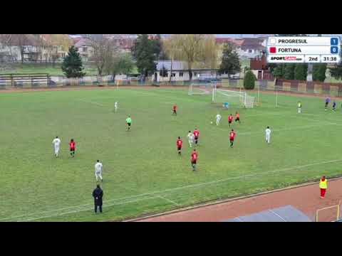 Progresul Ezeris - Fortuna Becicherecu Mic 2-0, golul lui Emanuel Jinga