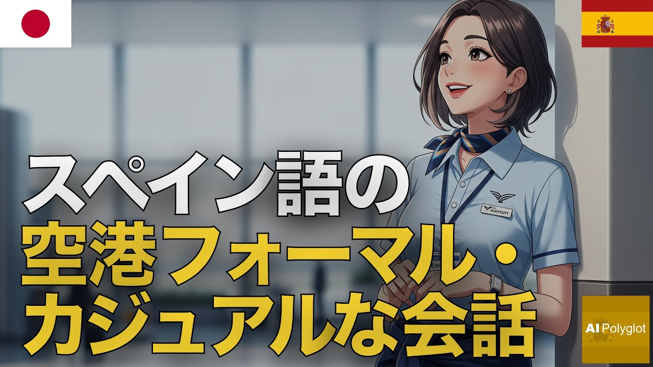 スペイン語の空港フォーマル・カジュアルな会話 | 聞き流し | Spanish | 実用例文付き episode artwork