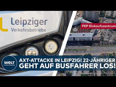 Video Thumbnail: ATTACKE IN LEIPZIG: 22-Jähriger geht mit Axt auf Busfahrer los! Täter wieder frei!