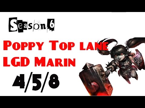Korea Challenger LOL - LGD Marin - Poppy Top lane vs Quinn (Feb 8, 2016)