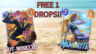 0 COST CARDS!!! Namorita leads to the most EXPLOSIVE TURN 6! - Marvel Snap Infinite Deck Highlight