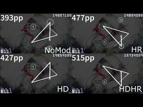 Konuko - Toumei Elegy [Ultimate Reverberant Gonkanau] | nomod vs HD vs HR vs HDHR