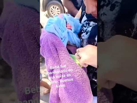 Bebe abandonado destro de una bolsa en Merlo, Buenos Aires 5 de marzo 2026.