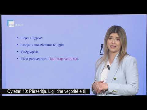 Qytetari 10 - Përsëritje: Ligji dhe veçoritë e tij
