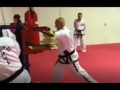 Breaking Boards ITF Taekwon-Do Master Michael Muleta #martialarts #blackbelt #taekwondo #muleta