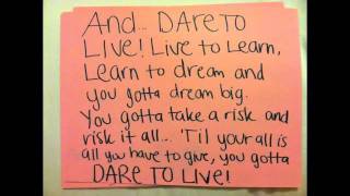 &quot;Dare to Live&quot; Payton Rae