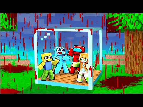 Rain of Blood vs. Apocalyptic Bunker in Minecraft