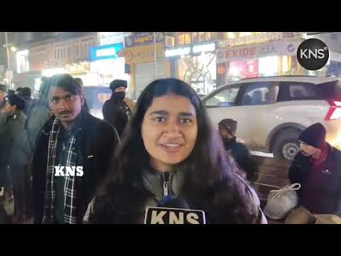 On New Year’s Eve, Srinagar’s historic Lal Chowk saw a heavy rush of touris...