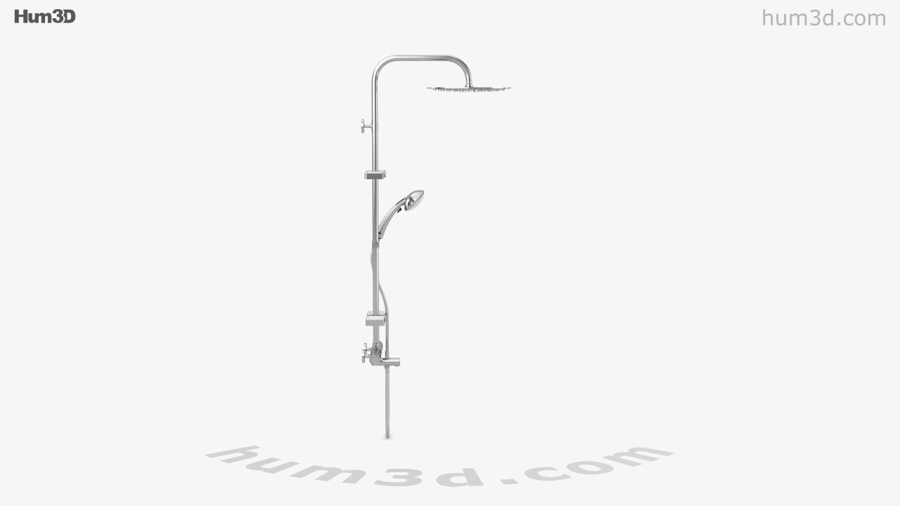 Shower 3D model by 3DModels.org