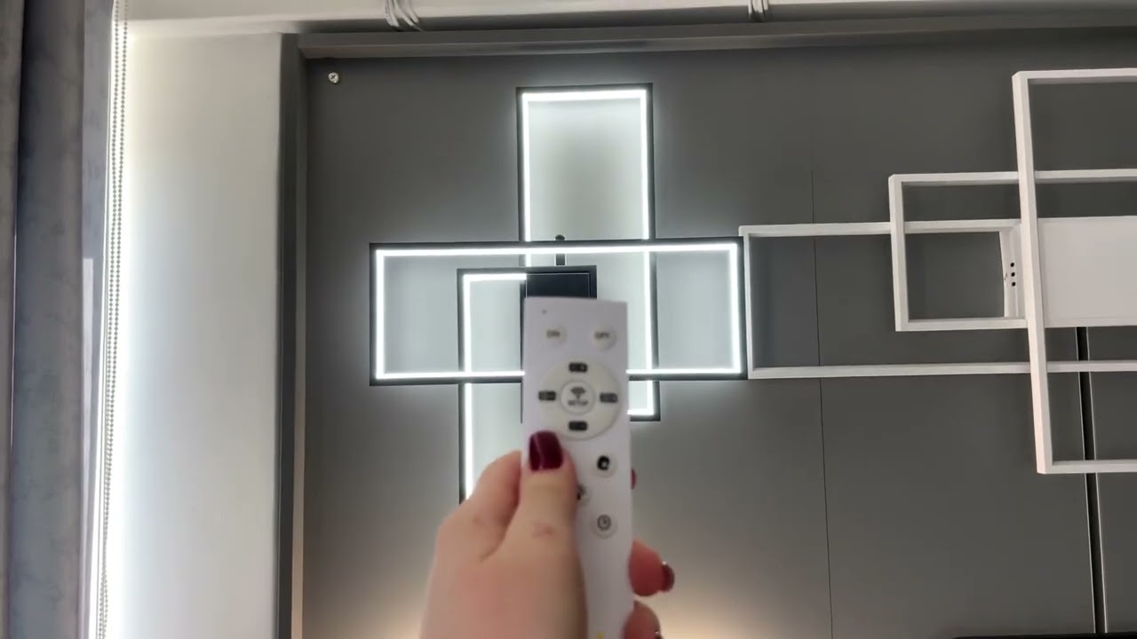 Світлодіодна LED люстра SVEN 85W 3S SMART 690x470x80-BLACK-220-IP20 Esllse