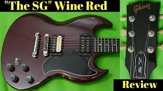 Video thumbnail for The Fancier Version! | 1983 Gibson "The SG" Firebrand Deluxe Wine Red | Review + Demo by The Trogly's Guitar Show