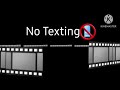 No Talking Or Texting During Movie