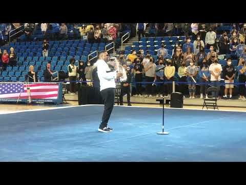 Andre Delano Star Spangled Banner Pauley Pavillion 2022