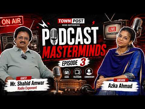 Mr. Shahid Anwar on Radio Broadcasting, Sports Commentary, Radio & AI | Hosted by Azka Ahmad