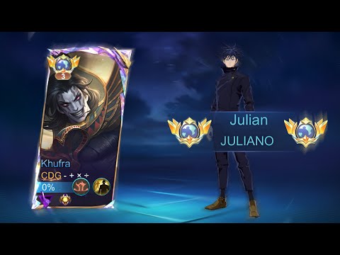 WHEN FORMER TOP GLOBAL JULIAN MEETS TOP 1 GLOBAL KHUFRA | FULL RANK GAME - MLBB
