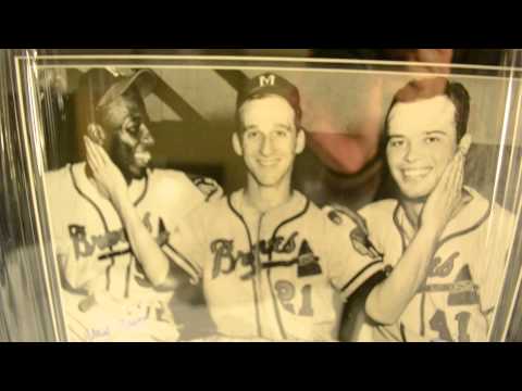 Hank Aaron - Warren Spahn - Eddie Mathews