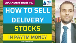 How to sell Delivery Stocks in PayTM Money | How to sell Holdings Stocks in PayTM Money
