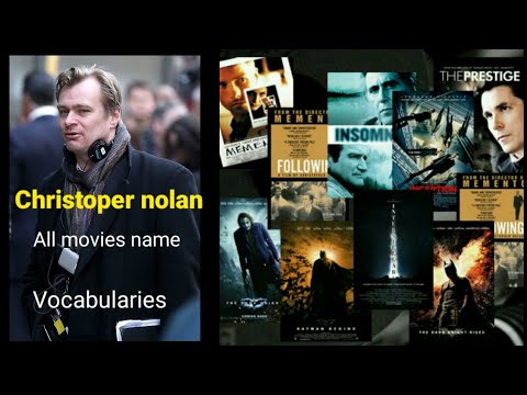 Christoper nolan all movies name vocabularies