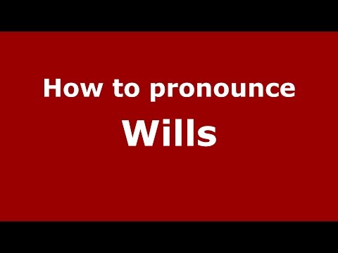 How to pronounce Wills (Colombian Spanish/Colombia)  - PronounceNames.com
