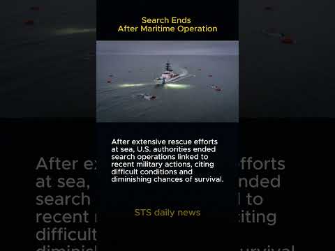 Coast Guard Halts Search After Boat Strikes...