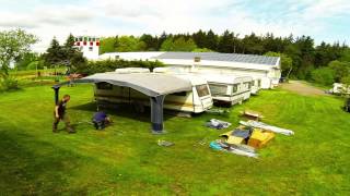 Building up a caravan tent - TimeLapse Gopro Hero 3 HD