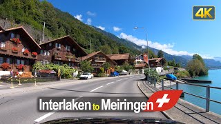 Scenic Drive from Interlaken to Meiringen, Switzerland🇨🇭