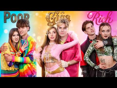 Rijk vs Arm vs Giga Rijk vs Normaal Meisje! Wie is het Beste Koppel?