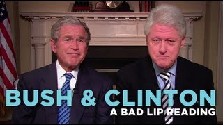 "Bush & Clinton" — A Bad Lip Reading Soundbite