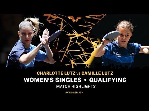 Charlotte Lutz vs Camille Lutz | WS Qual | China Smash 2024
