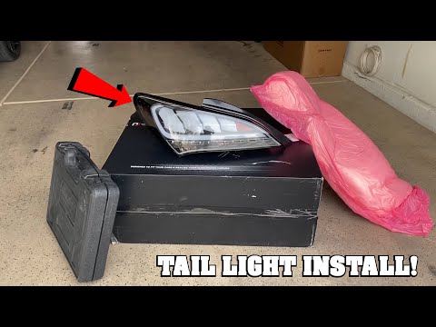 Installing *NEW* Spec D Tail Lights on My Hyundai Genesis Coupe! (EASY HOW-TO)