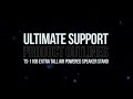 Ultimate Support Product Outlines - TS-110B Extra Tall Air Powered Speaker Stand